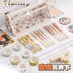 Kawai Simple Triangle Shaped Pencil Case - Image 4