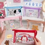Kawai Cute Transparent Pencil Case