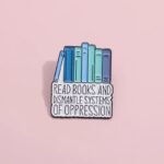 Bookworm Enamel Metal Brooch Pin - Image 5
