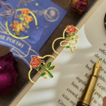 Rose Series Metal Bookmark