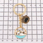 Panda Circle Metal Keyring - Image 11
