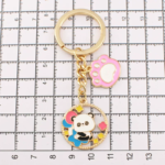 Panda Circle Metal Keyring - Image 10