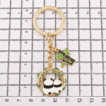 Panda Circle Metal Keyring - Image 5
