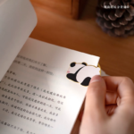Cute Panda Metal Bookmark - Image 2