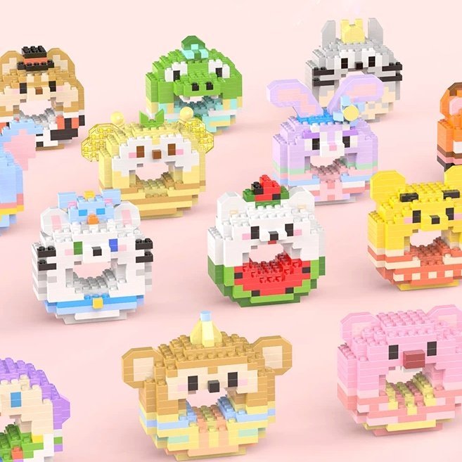 tb_image_share_1733906864757.jpg-01.jpeg Cute Animal Doughnut Series Lego Bricks (Small Size) - Image 1