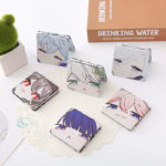 Cute Kawai Girl Foldable Makeup Mirror