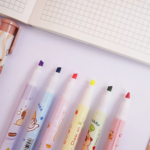 Cute Capybara 6pcs Fluorescents Highlighter Set - Image 4