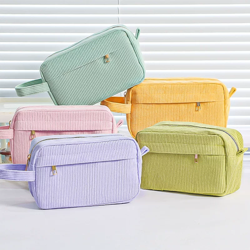 tb_image_share_1738442080493.jpg.png Corduroy Large Capacity Pencil Case / MakeUp Pouch - Image 1