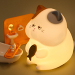 Cute Greedy Cat LED Night Lamp