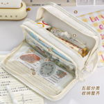 Korean Style Large Capacity Aesthetic Pencil Case - Image 2