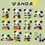 2025 Cute Panda Lego Bricks (Small Size) - Image 4
