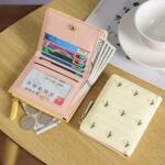 Flower Embroidered PU Aesthetic Wallet - Image 2