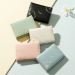 Cute Bear Golden Glittered Mone Wallet