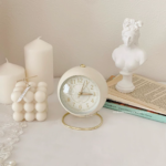 Pastel Glow Desk Clock – Cute, Quiet & Classy - Image 3