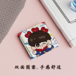 BT21 Chibi Character Pocket Mirror – Foldable Double-Sided | BTS-Inspired - Image 2