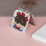BT21 Chibi Character Pocket Mirror – Foldable Double-Sided | BTS-Inspired - Image 3