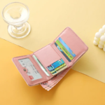 Cute Tri-Fold PU Money Wallet - Image 2