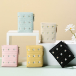 Flower Embroidered PU Aesthetic Wallet - Image 4