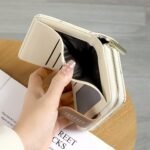 Chic Floral Criss Cross Elegant Money Wallet - Image 3