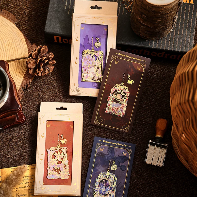 tb_image_share_1754929555188.jpg.png Butterfly Dream Moonlit Cute Bookmark - Image 1