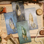 Vintage Feathers Bronzing Metal Bookmarks